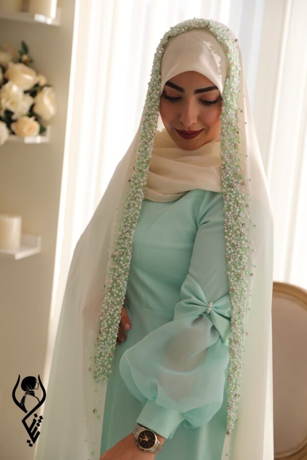 چادر عروس، چادر جواهر دوزی 89 لباس پوشیده یثنا