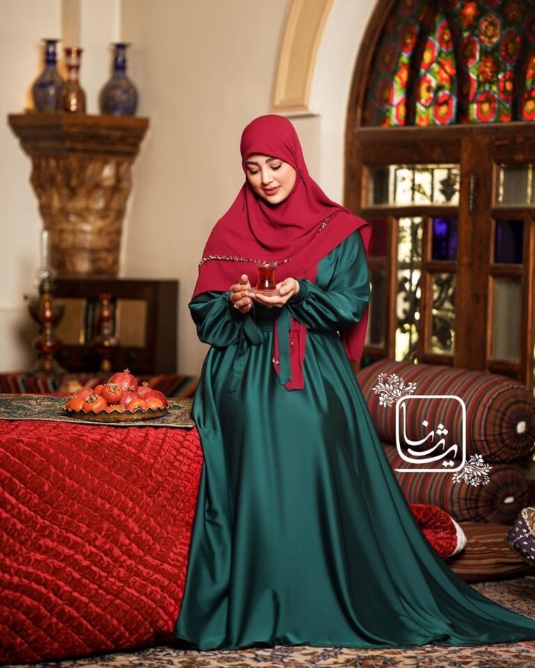 چادر عروس، چادر جواهر دوزی 44 لباس پوشیده یثنا