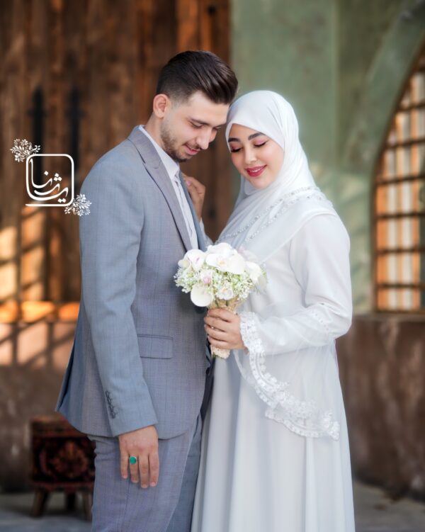 چادر عروس، چادر جواهر دوزی 2 لباس پوشیده یثنا