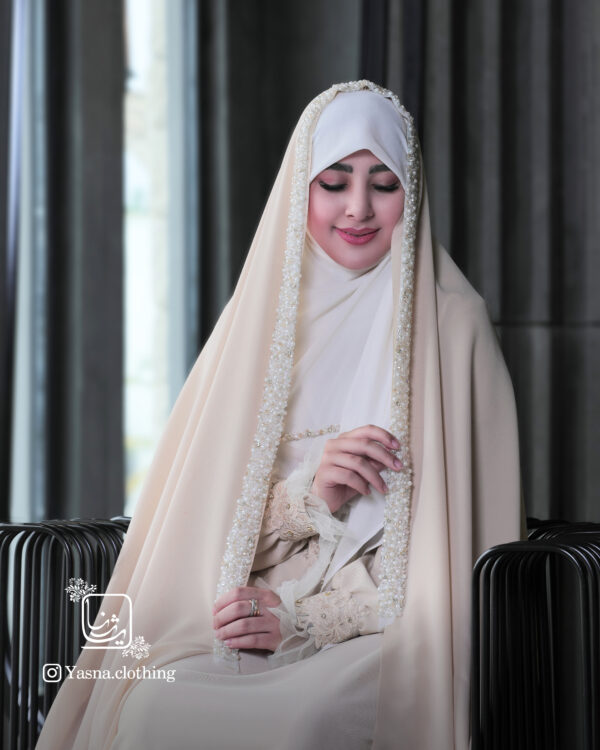 چادر عروس، چادر جواهر دوزی 1 لباس پوشیده یثنا